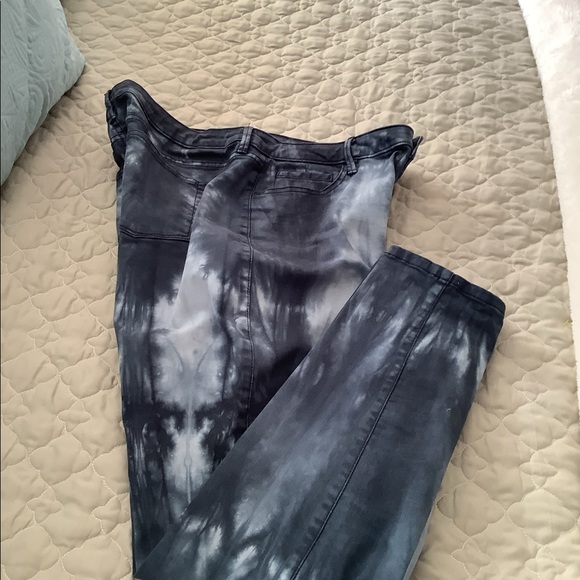 ANA jeggins size 32/14 tie dye look blues in great condition. Stretchy.🦋 - Picture 4 of 12
